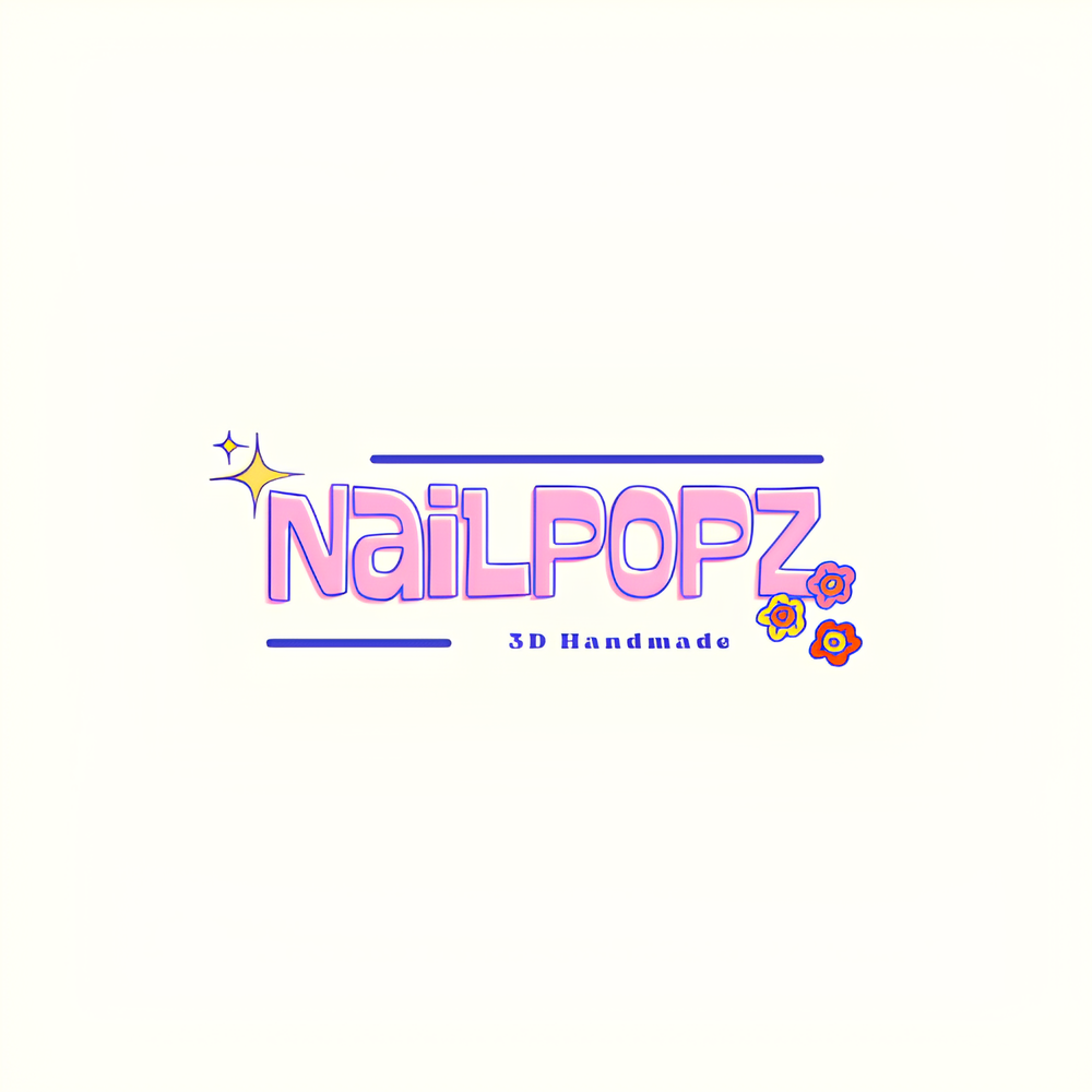 NailPopz MIDNIGHT SONATA - Handmade 3D Press-On Nails | Durable, Reusable, and Salon-Grade Finish