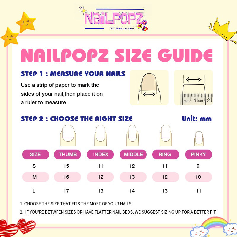 NailPopz PINK MIRACLE - Handmade 3D Press-On Nails | Durable, Reusable, and Salon-Grade Finish